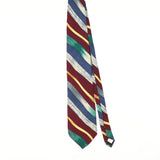 Front of Vintage 1990's Resilio Striped Patterned Tie