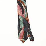 Front Front Detail of Vintage 1990's Bugatti Abstract Patterned Tie
