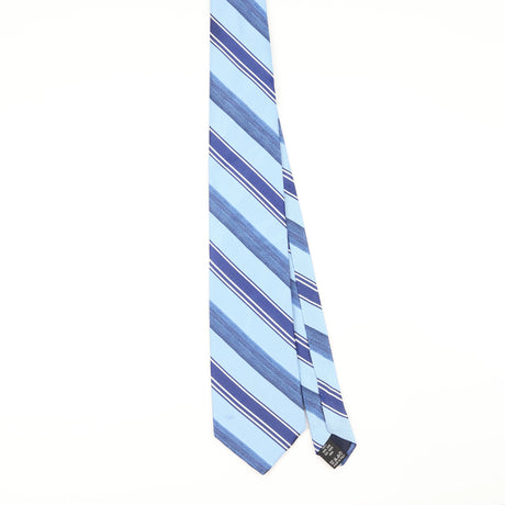Front of Vintage 1990's Valentino Striped Patterned Tie