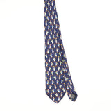 Front Front of Vintage 1990's Tie Rack Beaufort Animal Print Patterned Tie