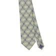 Front Front Detail of Vintage 1990's Vitaliano Pancaldi Geometric Patterned Tie