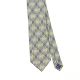 Front Front Detail of Vintage 1990's Vitaliano Pancaldi Geometric Patterned Tie