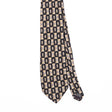 Front Front Detail of Vintage 1990's Geometric Patterned Tie