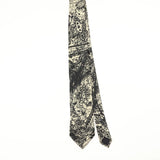 Front Front of Vintage 1990's Yves Saint Laurent Abstract Patterned Tie