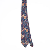 Front Front of Vintage 1990's Floral Patterned Tie