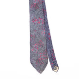 Front Front Detail of Vintage 1990's Floral Patterned Tie
