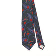 Front Detail of Vintage 1990's Turnbull & Asser Paisley Patterned Tie
