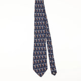 Front of Vintage 1990's Stafford Geometric Patterned Tie