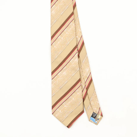 Front Front Detail of Vintage 1990's Kenzo Striped Patterned Tie