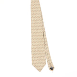 Front Front of Vintage J.Ferrar Geometric Patterned Tie