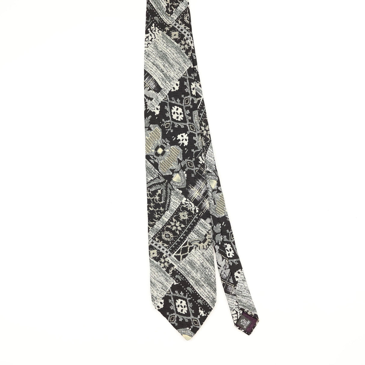 Front Front of Vintage 1990's Guy Laroche Abstract Patterned Tie
