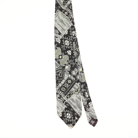 Front Front of Vintage 1990's Guy Laroche Abstract Patterned Tie