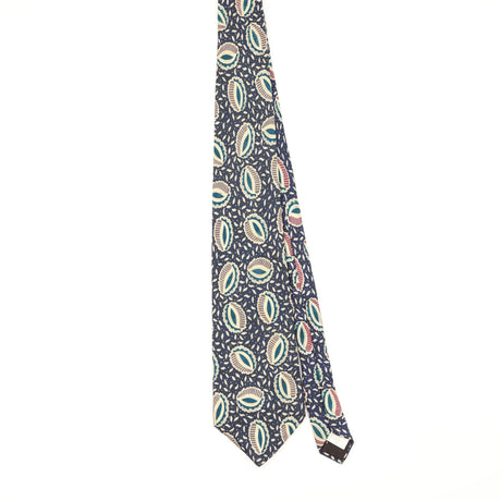 Front of Vintage 1990's J.T. Beckett Geometric Patterned Tie
