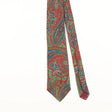 Front Detail of Vintage 1990's Stafford Paisley Patterned Tie