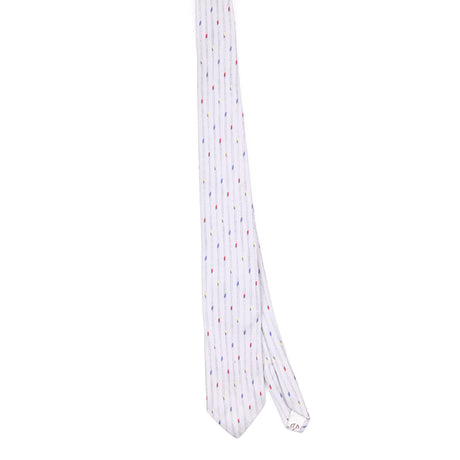 Front Front of Vintage 1990's Saks Fifth Avenue Geometric Patterned Tie