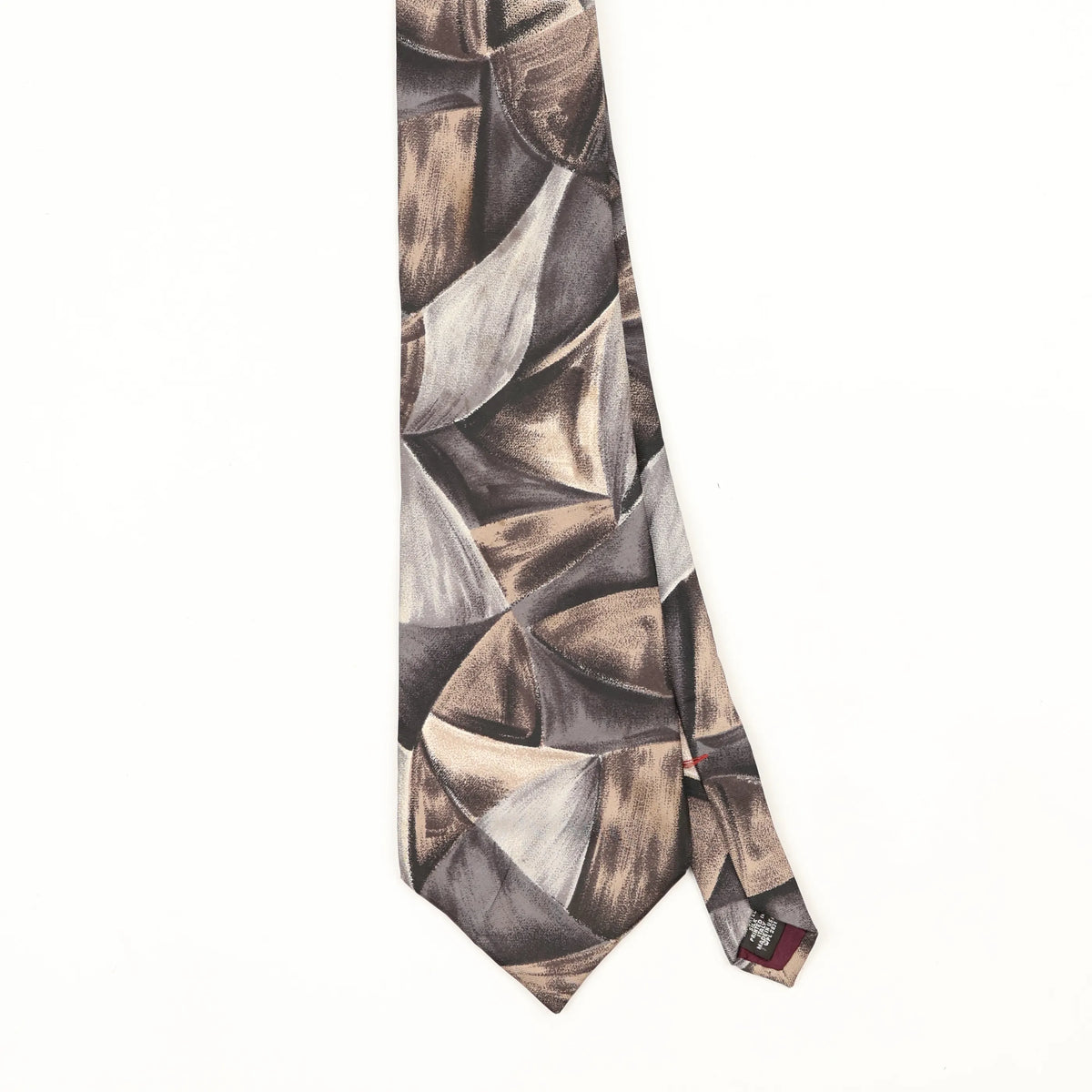 Front Front Detail of Vintage 1990's Abstract Patterned Tie
