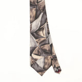 Front Front Detail of Vintage 1990's Abstract Patterned Tie