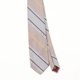 Front Front Detail of Vintage 1980's J. C. Penney Striped Patterned Tie