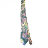 Front Front of Vintage 1990's Monet Floral Patterned Tie