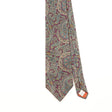 Front Detail of Vintage 1990's Paisley Patterned Tie