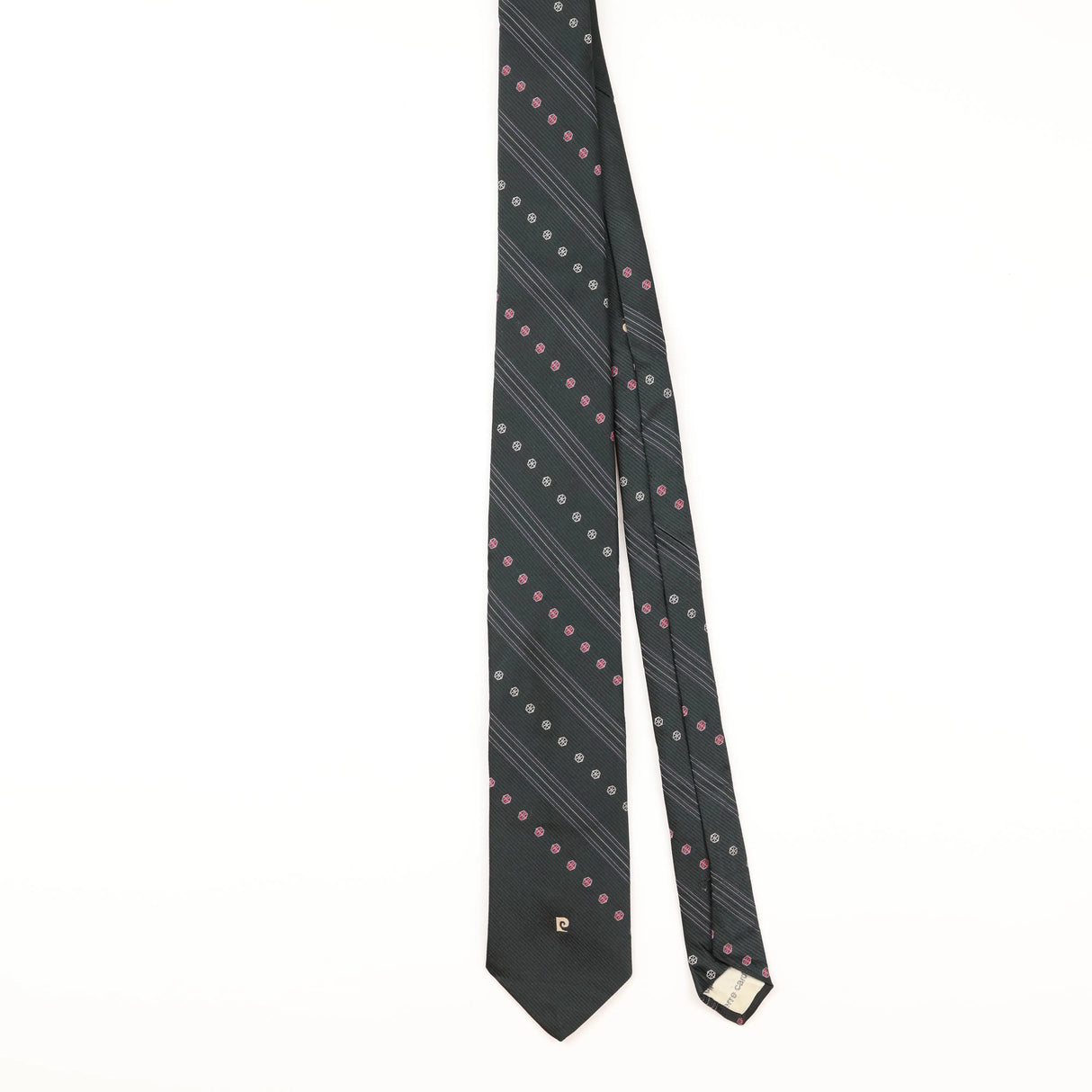 Front of Vintage Pierre Cardin Geometric Patterned Tie