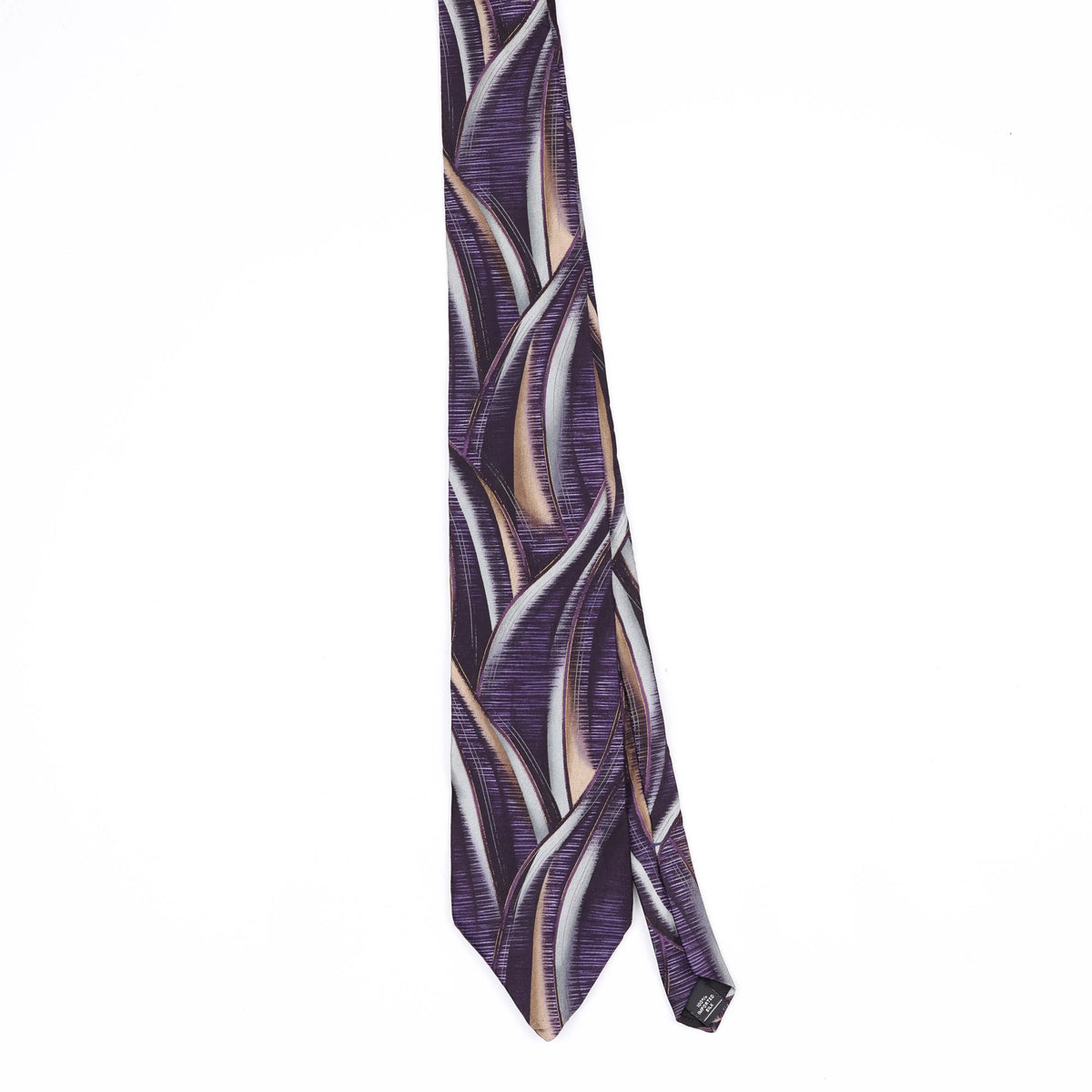 Front Front of Vintage 1990's Abstract Patterned Tie
