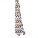 Front Front of Vintage 1990's Zylos Geometric Patterned Tie