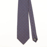 Front Detail of Vintage 1990's Tie Rack Angelo Bosani Geometric Patterned Tie