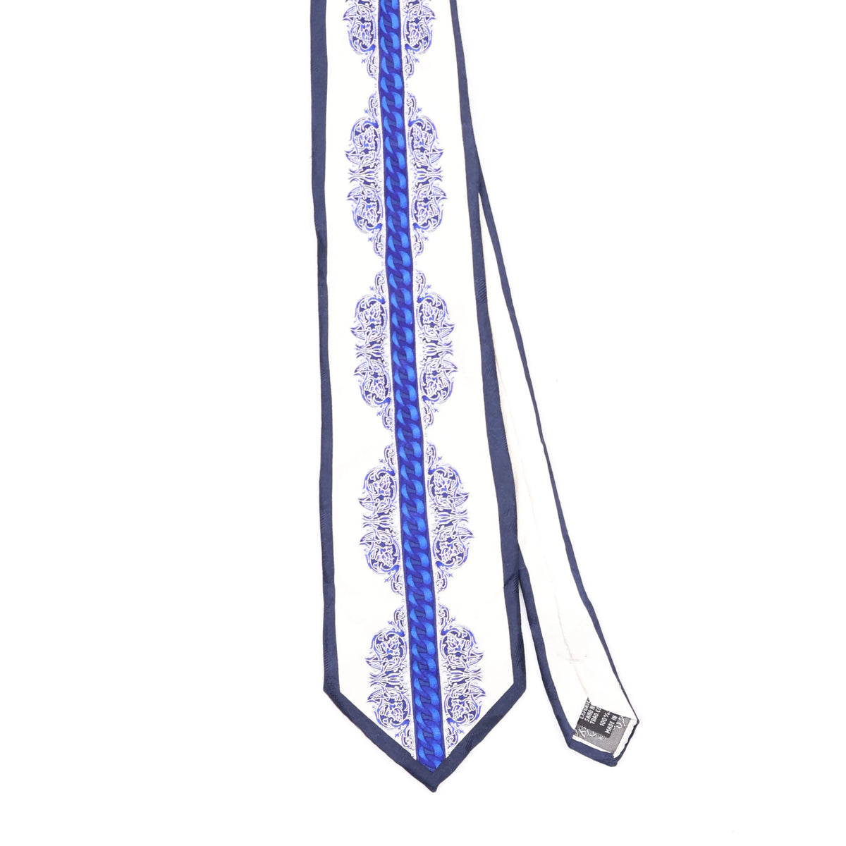 Front Front Detail of Vintage 1990's Abstract Patterned Tie
