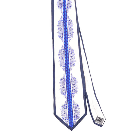 Front Front Detail of Vintage 1990's Abstract Patterned Tie