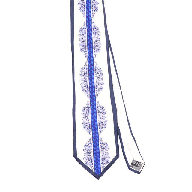 Front Front Detail of Vintage 1990's Abstract Patterned Tie