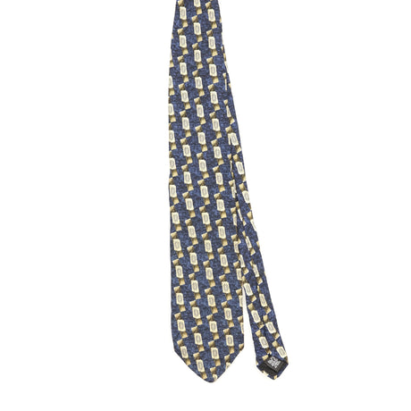 Front Front of Vintage 1990's Puritan Geometric Patterned Tie