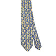 Front Front Detail of Vintage 1990's Geometric Patterned Tie