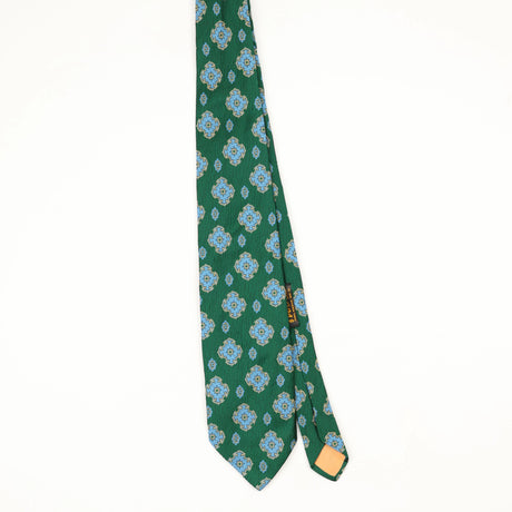 Front Front of Vintage 1980's Geometric Patterned Tie