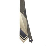 Front Front of Vintage 1990's Pierre Cardin Geometric Patterned Tie