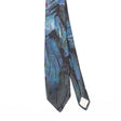 Front Front Detail of Vintage 1990's Oscar De La Renta Abstract Patterned Tie
