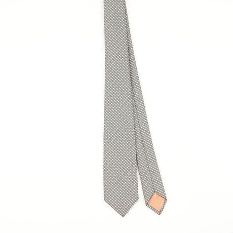 Front of Vintage 1980's Geometric Patterned Tie
