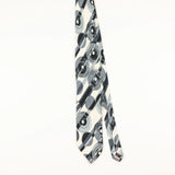 Front of Vintage 1990's Pierre Balmain Geometric Patterned Tie