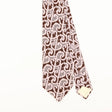 Front Detail of Vintage 1990's Nina Ricci Geometric Patterned Tie