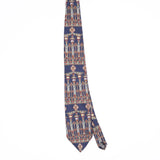 Front Front of Vintage Bill Blass Geometric Patterned Tie