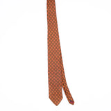 Front Front of Vintage Foulard Paisley Patterned Tie