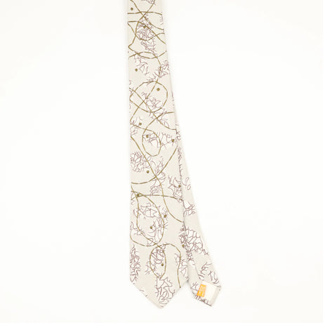 Front Front of Vintage 1990's Abstract Patterned Tie