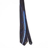 Front Front of Vintage Jerry Garcia Happy Birthday Abstract Patterned Tie