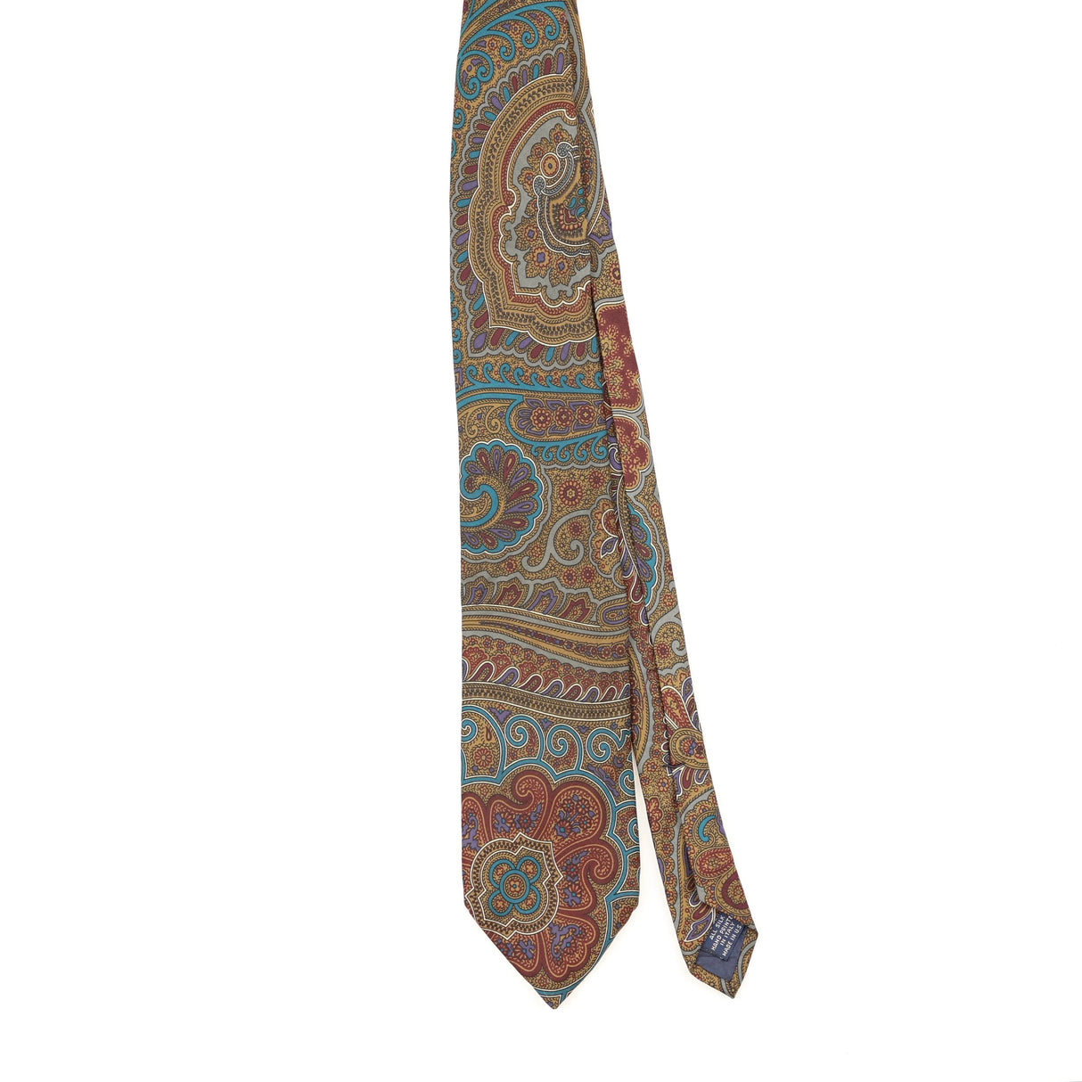 Front Front of Vintage 1990's Paisley Patterned Tie