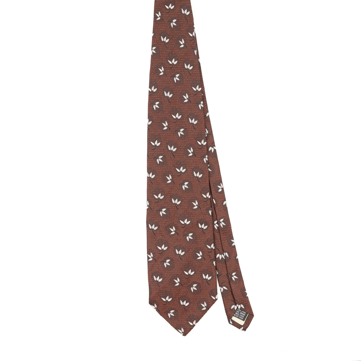 Front Front of Vintage 1990's Mario Valentino Floral Patterned Tie