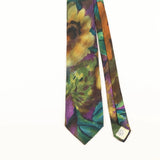 Front Detail of Vintage 1990's Abstract Patterned Tie