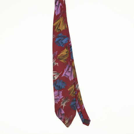 Front Front of Vintage 1990's Abstract Patterned Tie
