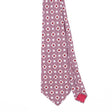 Front Front Detail of Vintage 1980's Diamonds Geometric Patterned Tie