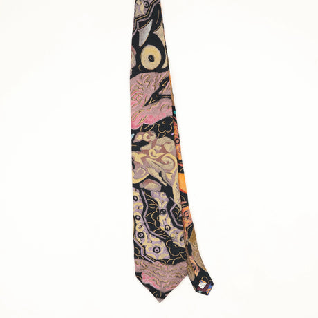 Front Front of Vintage 1990's Abstract Patterned Tie