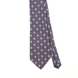 Front Front Detail of Vintage 1990's Stafford Geometric Patterned Tie